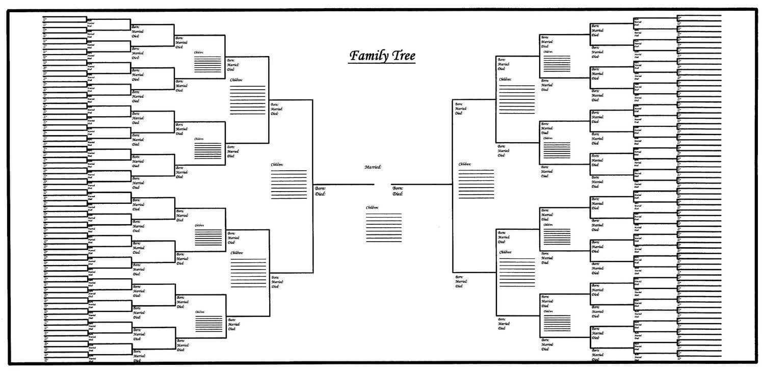 Free Printable Family Tree Template Blank – Google In Fill In The Blank Family Tree Template