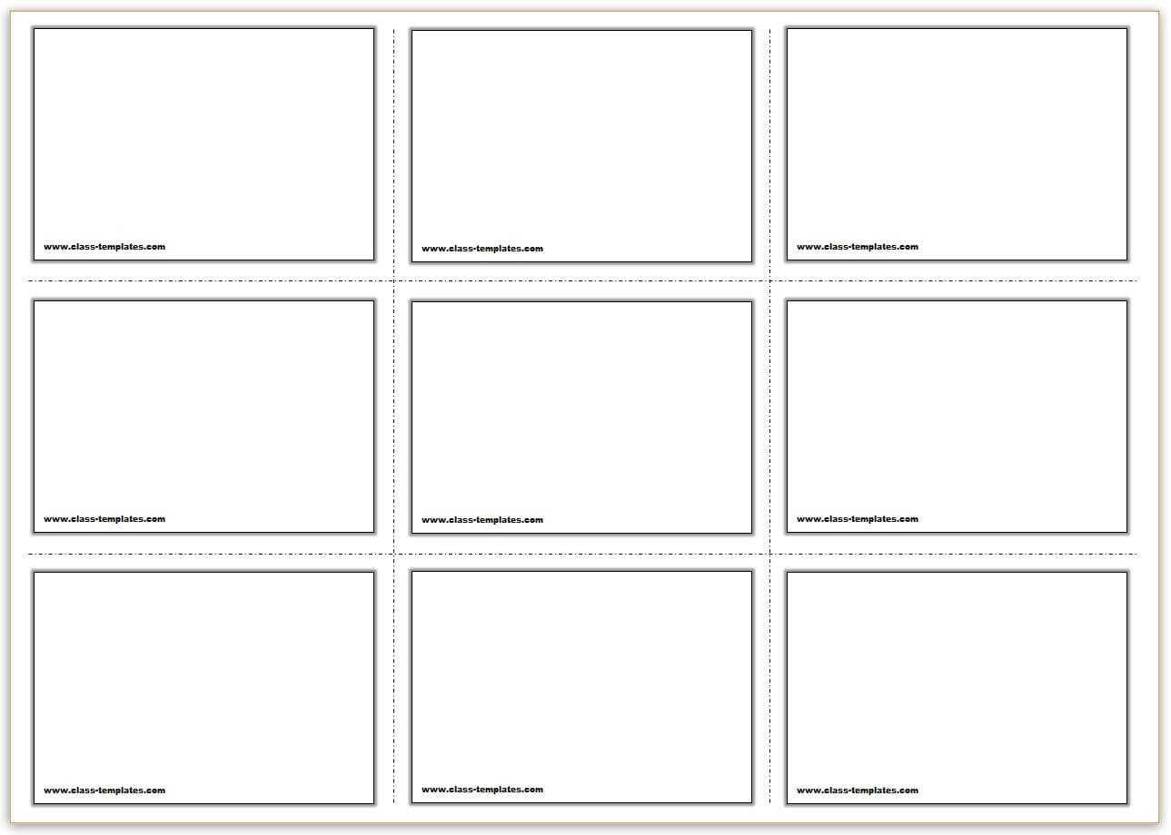 Free Printable Flash Cards Template For Blank Index Card Template