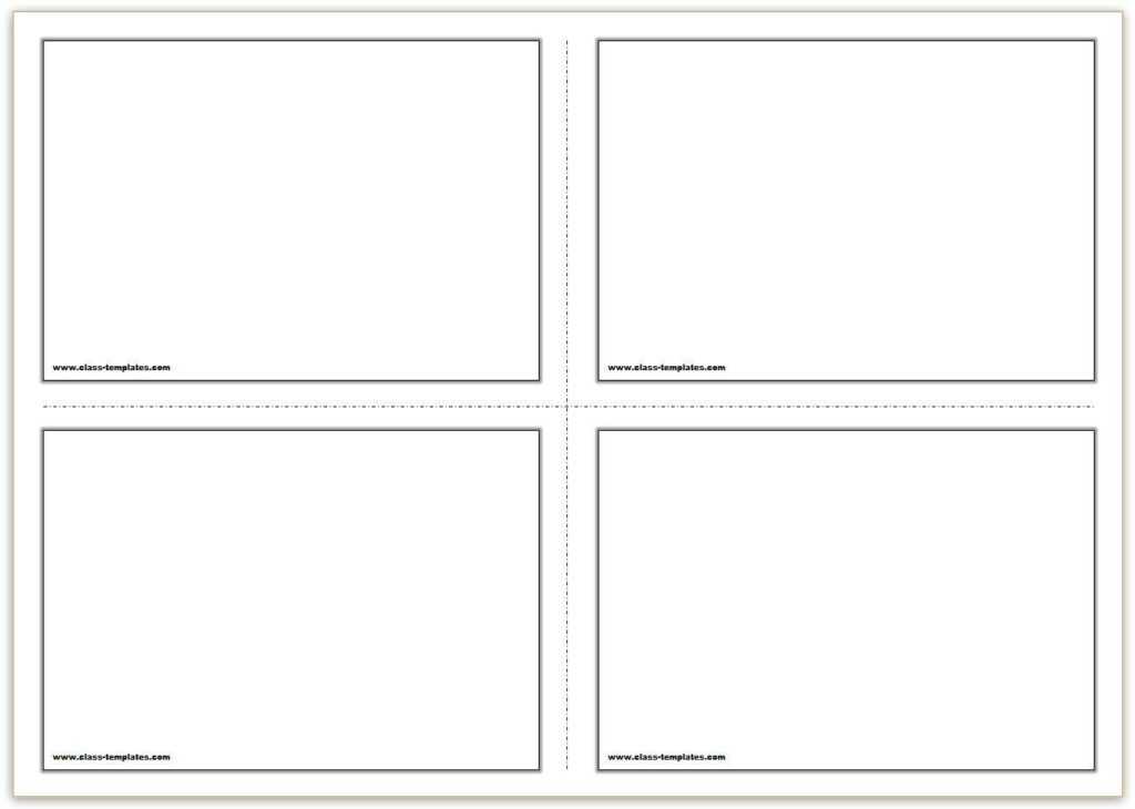 Cue Card Template