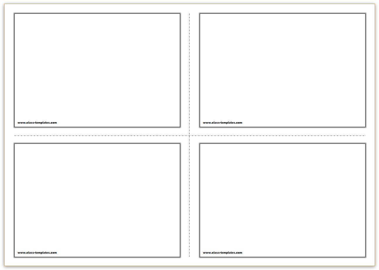 Free Printable Flash Cards Template Pertaining To Cue Card Template Word