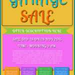 Free Printable Garage Sale Flyers Templates – Attract More Throughout Yard Sale Flyer Template Word