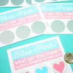 Free Printable Gender Reveal Scratch Off Cards – Happiness Pertaining To Scratch Off Card Templates