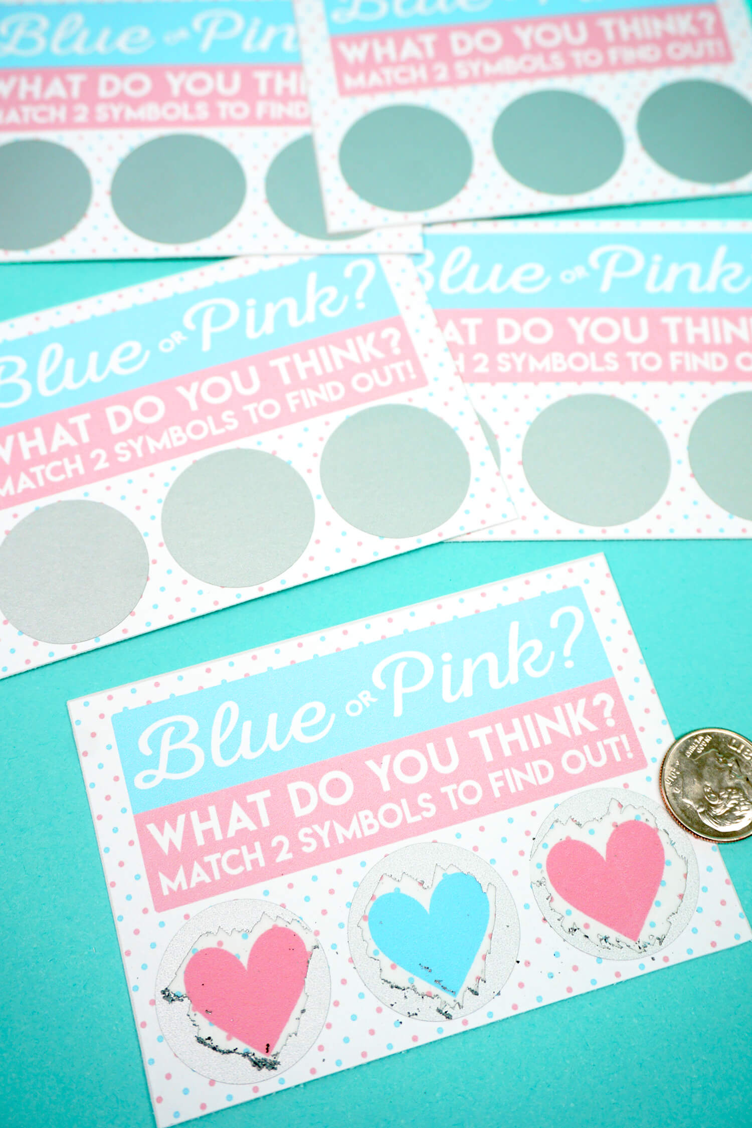 Free Printable Gender Reveal Scratch Off Cards – Happiness Pertaining To Scratch Off Card Templates