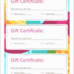 Free Printable Gift Certificate Templates Online Vouchers In Christmas Gift Certificate Template Free Download