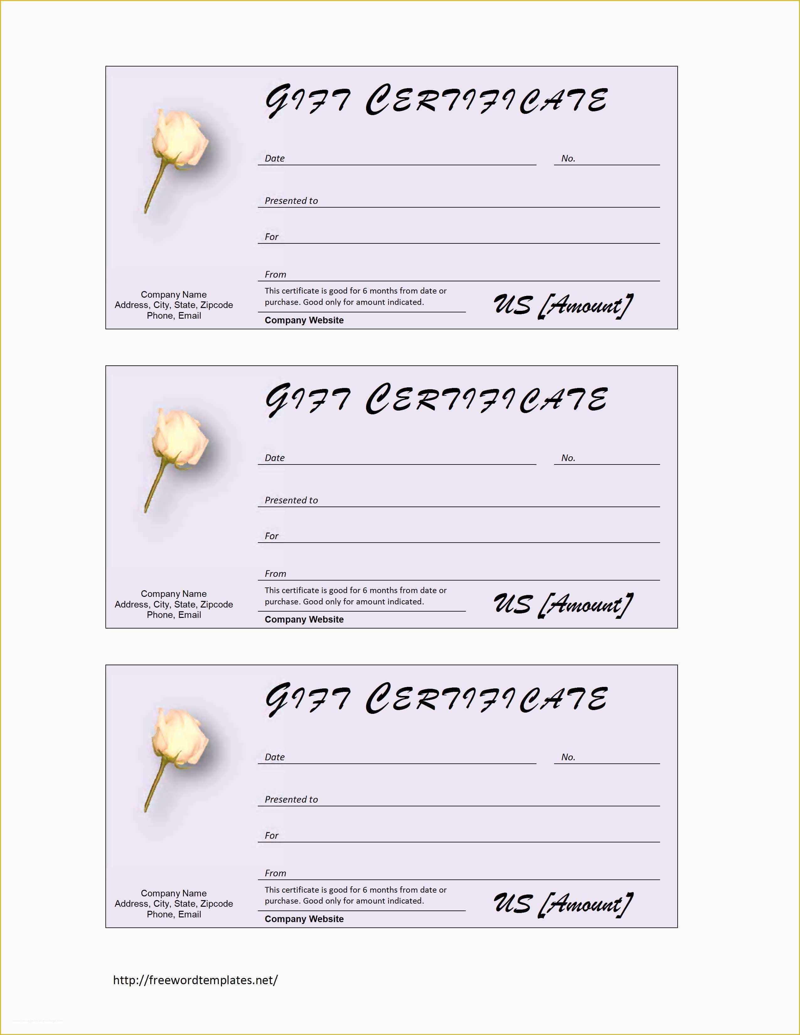 Free Printable Gift Certificates Canada Certificate Template For Salon Gift Certificate Template