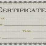 Free Printable Gift Vouchers Template Certificate Templates Pertaining To Pages Certificate Templates