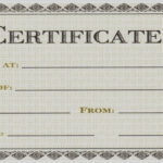 Free Printable Gift Vouchers Template Certificate Templates Throughout Certificate Template For Pages