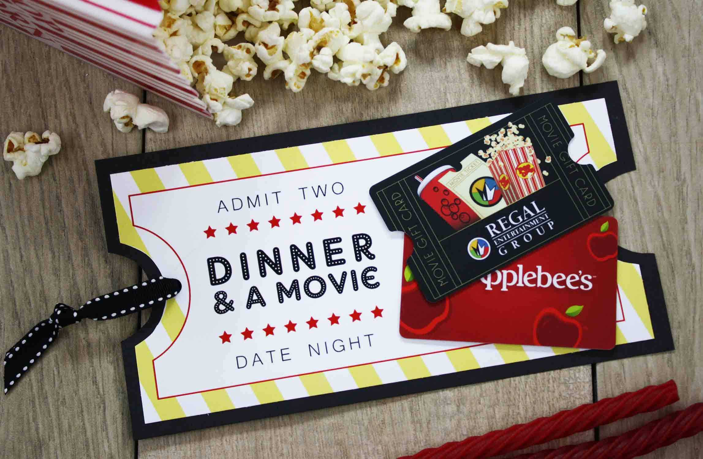 Free Printable} Give Date Night For A Wedding Gift | Gcg Intended For Movie Gift Certificate Template