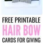 Free Printable Hair Bow Cards For Diy Hair Bows And Pertaining To Headband Card Template