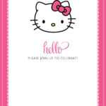 Free Printable Hello Kitty Birthday Invitations – Bagvania Inside Hello Kitty Birthday Banner Template Free