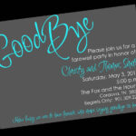 Free Printable Invitation Templates Going Away Party Intended For Farewell Invitation Card Template