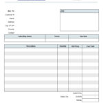 Free Printable Invoices For Contractors 1099 Invoice With Free Invoice Template Word Mac