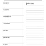 Free Printable Meal Planner Template | Printables | Meal Throughout Blank Meal Plan Template