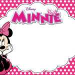 Free Printable Minnie Mouse Birthday Party Invitation Card With Regard To Minnie Mouse Card Templates