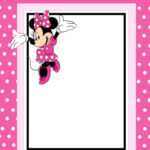 Free Printable Minnie Mouse Invitation Card | Minnie Mouse With Minnie Mouse Card Templates