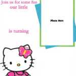 Free Printable Photo Birthday Invitations – Bagvania Free Throughout Hello Kitty Birthday Banner Template Free