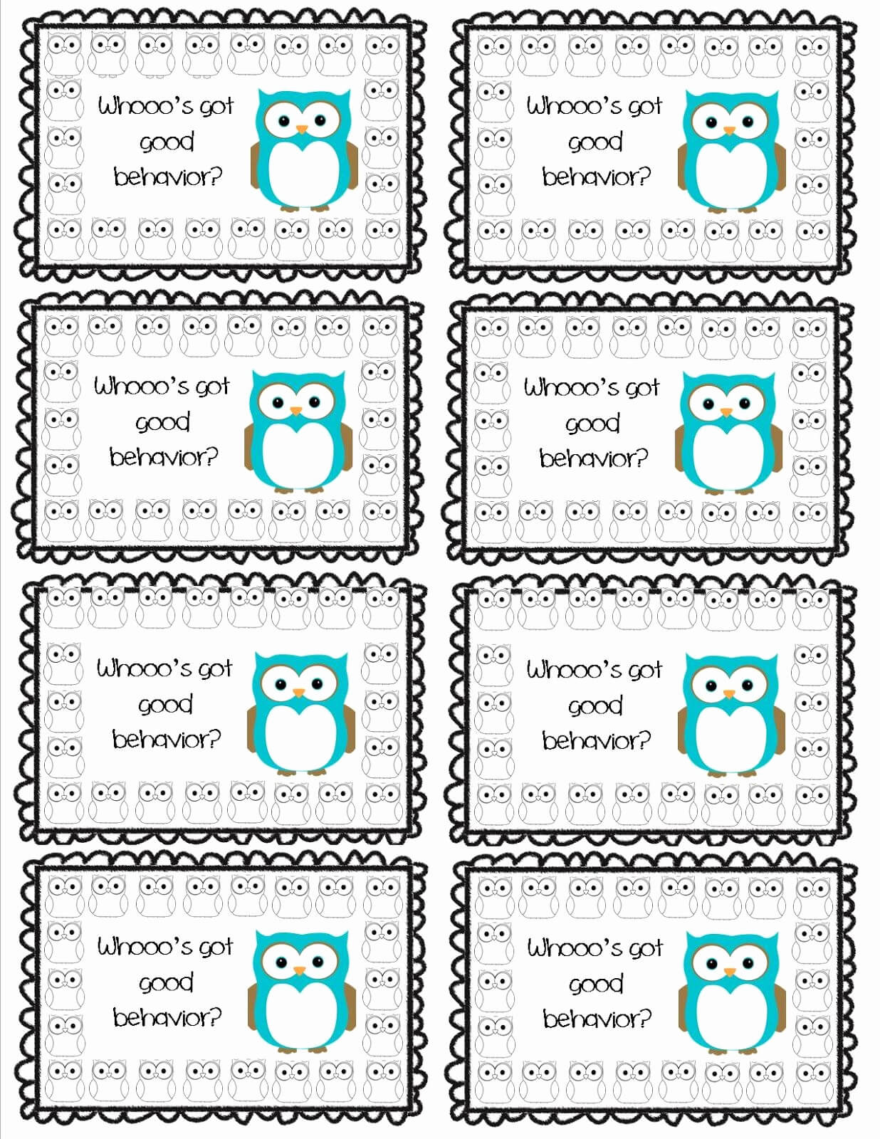Free Printable Punch Card Template And Whooo S Got Good Inside Free Printable Punch Card Template