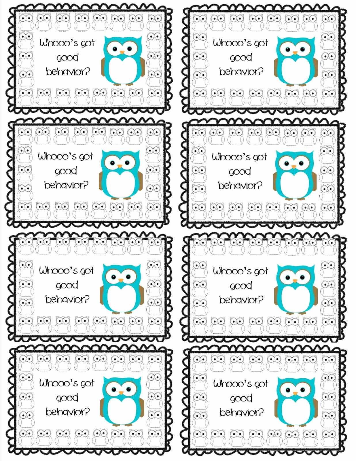 Free Printable Punch Card Template And Whooo S Got Good Inside Free Printable Punch Card Template