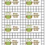 Free Printable Punch Card Template For Best S Of Student Intended For Reward Punch Card Template