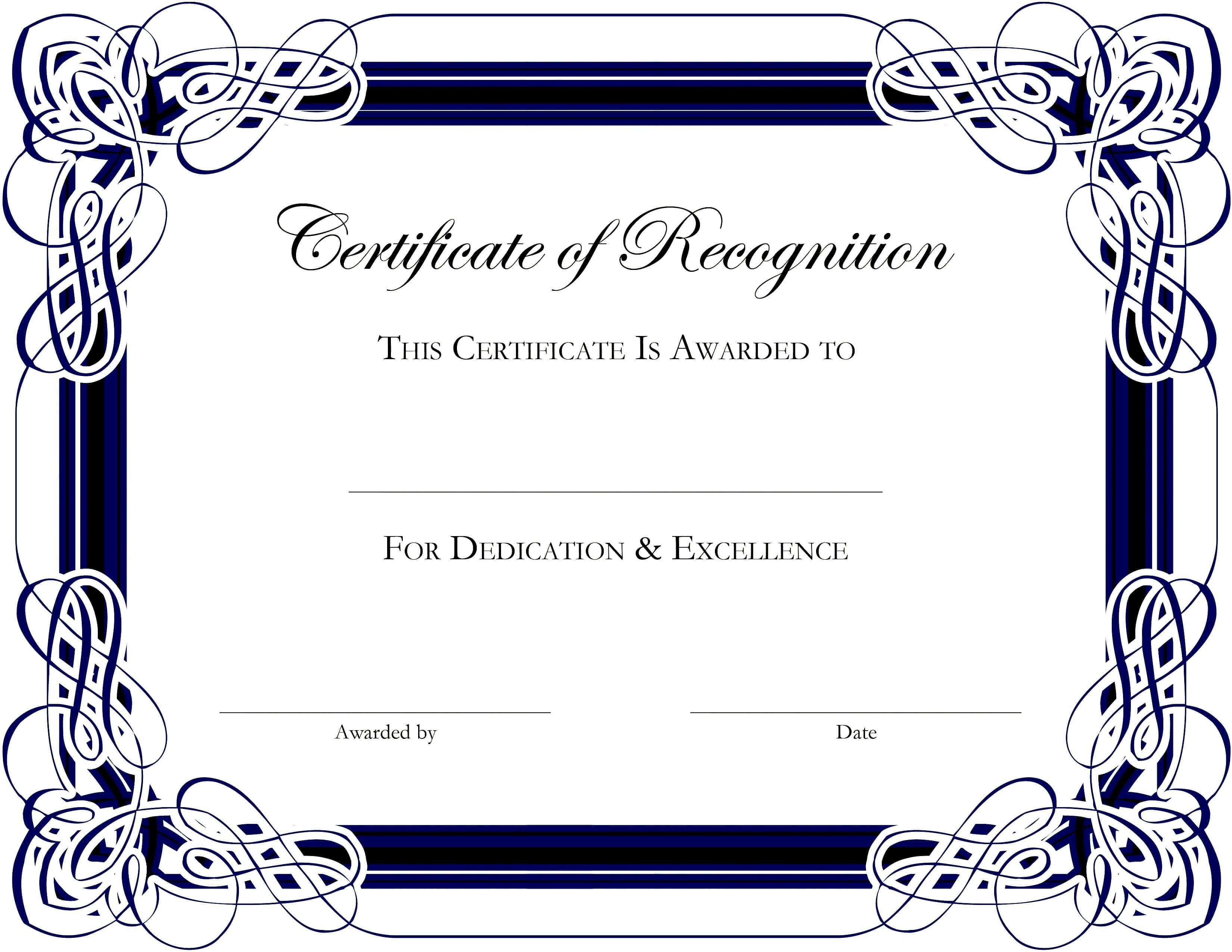 Free Printable Reading Certificate Templates – Www.hpcr.tk Within Classroom Certificates Templates
