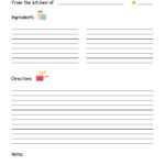 Free Printable Recipe Template: Diy Recipe Book! A4 | Recipe For Fillable Recipe Card Template