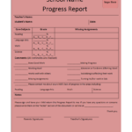 Free Printable Report Templates With School Report Template Free