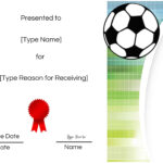 Free Printable Soccer Certificate Templates Award Maker Edit With Regard To Soccer Certificate Template