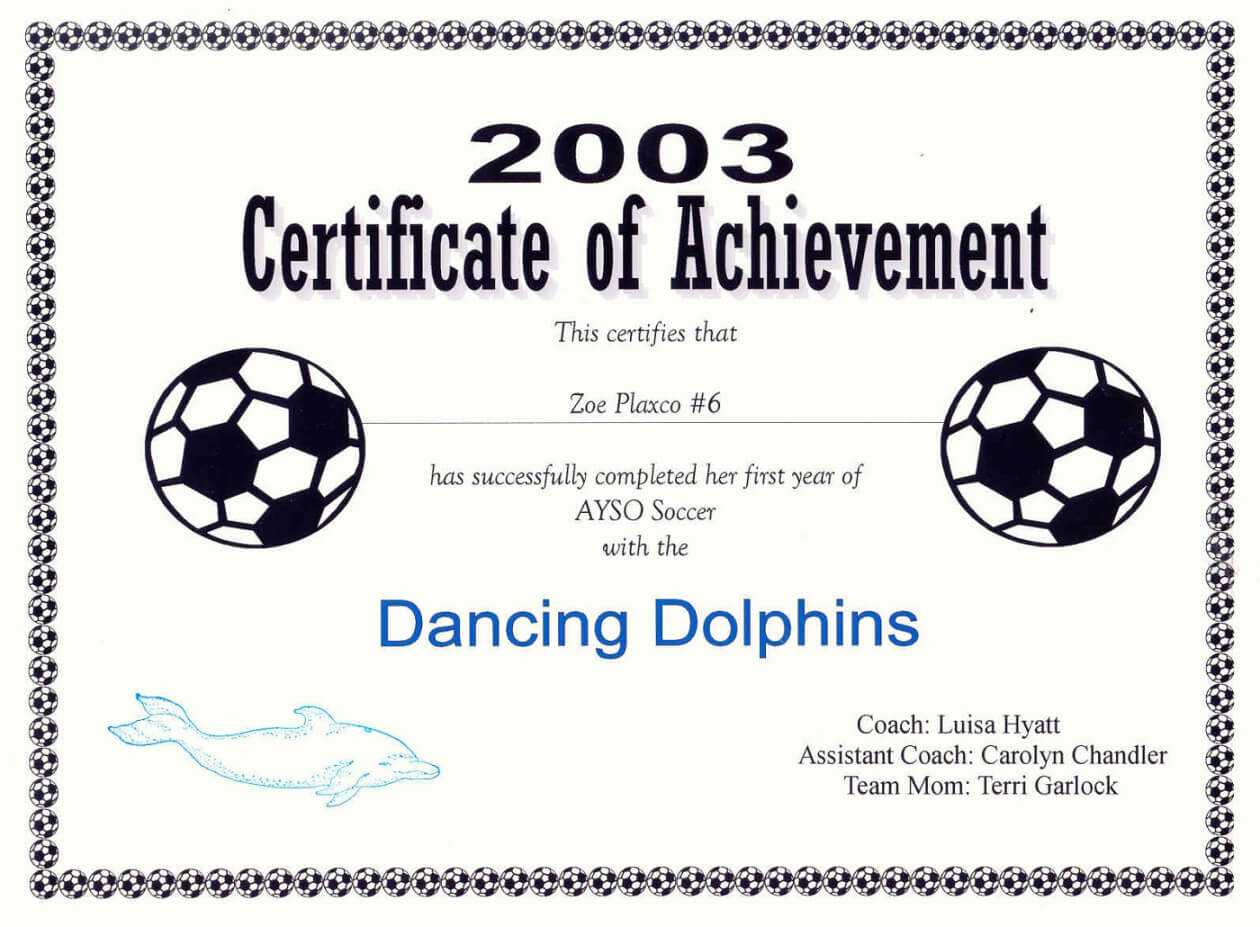 Free Printable Soccer Certificate Templates Editable Kiddo Within Soccer Certificate Template