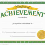 Free Printable Soccer Certificate Templates Of Achievement Pertaining To Certificate Of Accomplishment Template Free