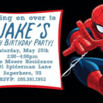 Free Printable Spiderman Birthday Invitation Templates Intended For Superhero Birthday Card Template