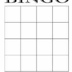 Free Printable Templates And Search Results For “Blank Bingo Within Blank Bingo Template Pdf