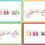 Free Printable "thank You" Cards #thanksgiving #giftofthanks In Thank You Card Template For Baby Shower