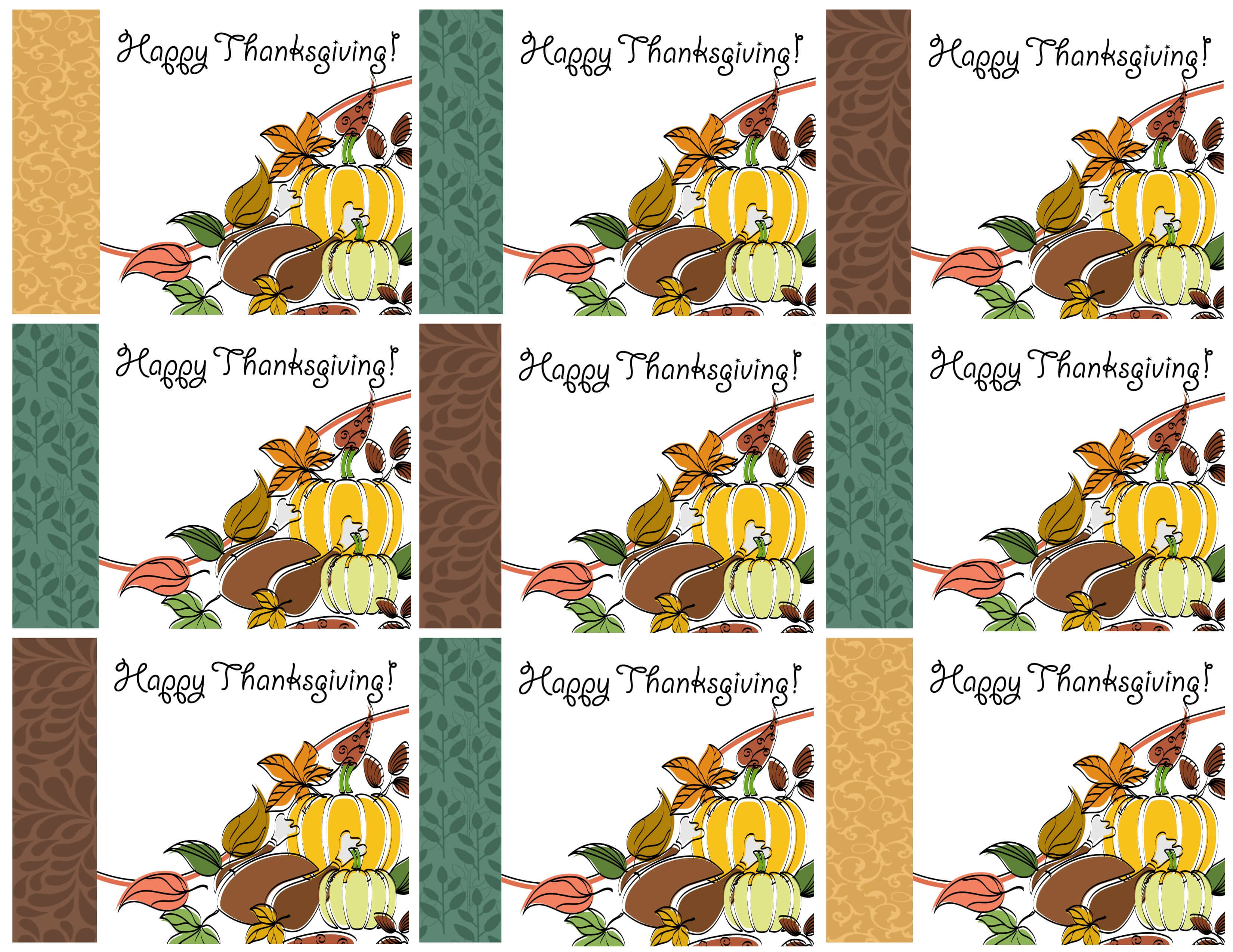 Free Printable Thanksgiving Place Cards — Also Great For With Regard To Thanksgiving Place Card Templates