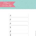 Free Printable To Do List | Print Or Use Online | Access Inside Blank To Do List Template