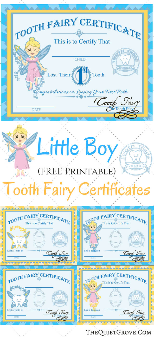 Free Printable Tooth Fairy Certificates | Parenting | Tooth With Regard To Tooth Fairy Certificate Template Free