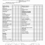 Free Printable Vehicle Inspection Sheet Template Or Weekly In Vehicle Checklist Template Word
