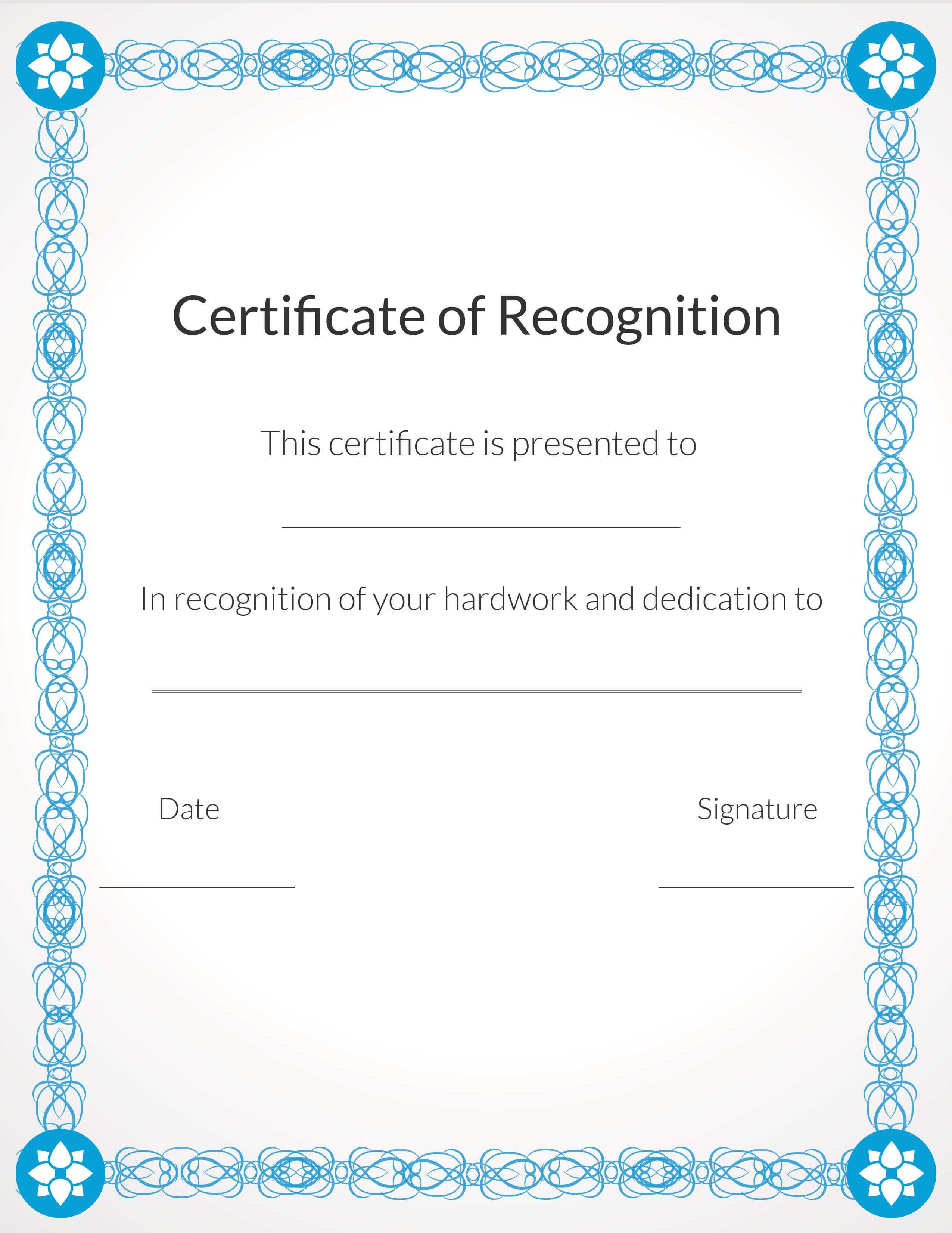 Free, Printable Volunteer Recognition And Appreciation In Volunteer Award Certificate Template