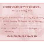 Free Printable – Vow Renewal Certificate | All Things Within Anniversary Certificate Template Free