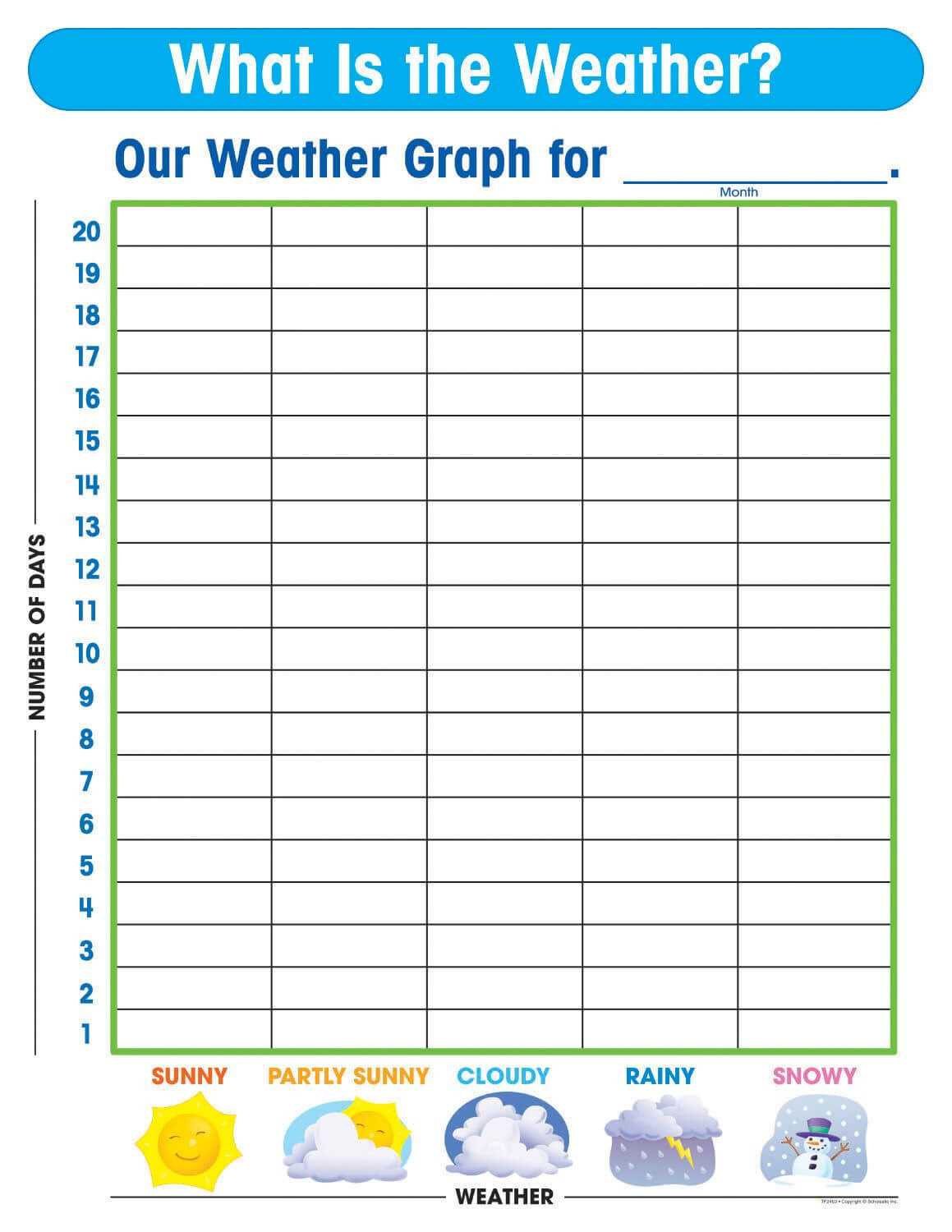 Free Printable Weather Graphs For Kindergarten Intended For Kids Weather Report Template
