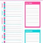 Free Printable Weekly Cleaning Checklist – Sarah Titus Throughout Blank Cleaning Schedule Template