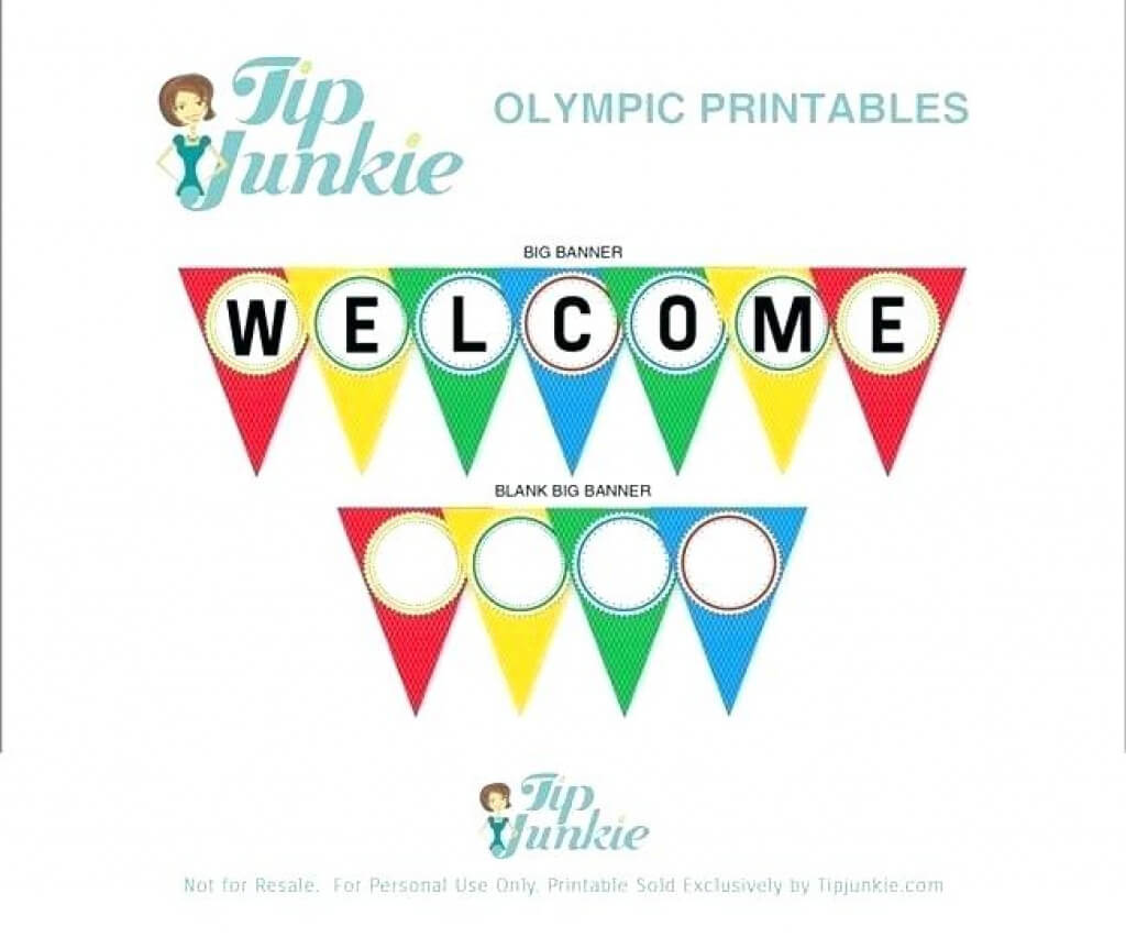 Free Printable Welcome Banner Template | Free Printable Download Regarding Welcome Banner Template