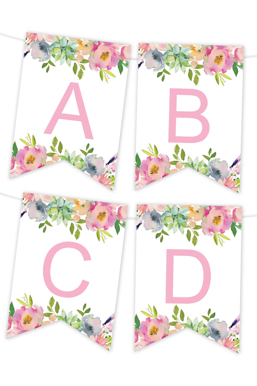 Free Printables | Birthday Banner | Free Printable Banner In Diy Party Banner Template