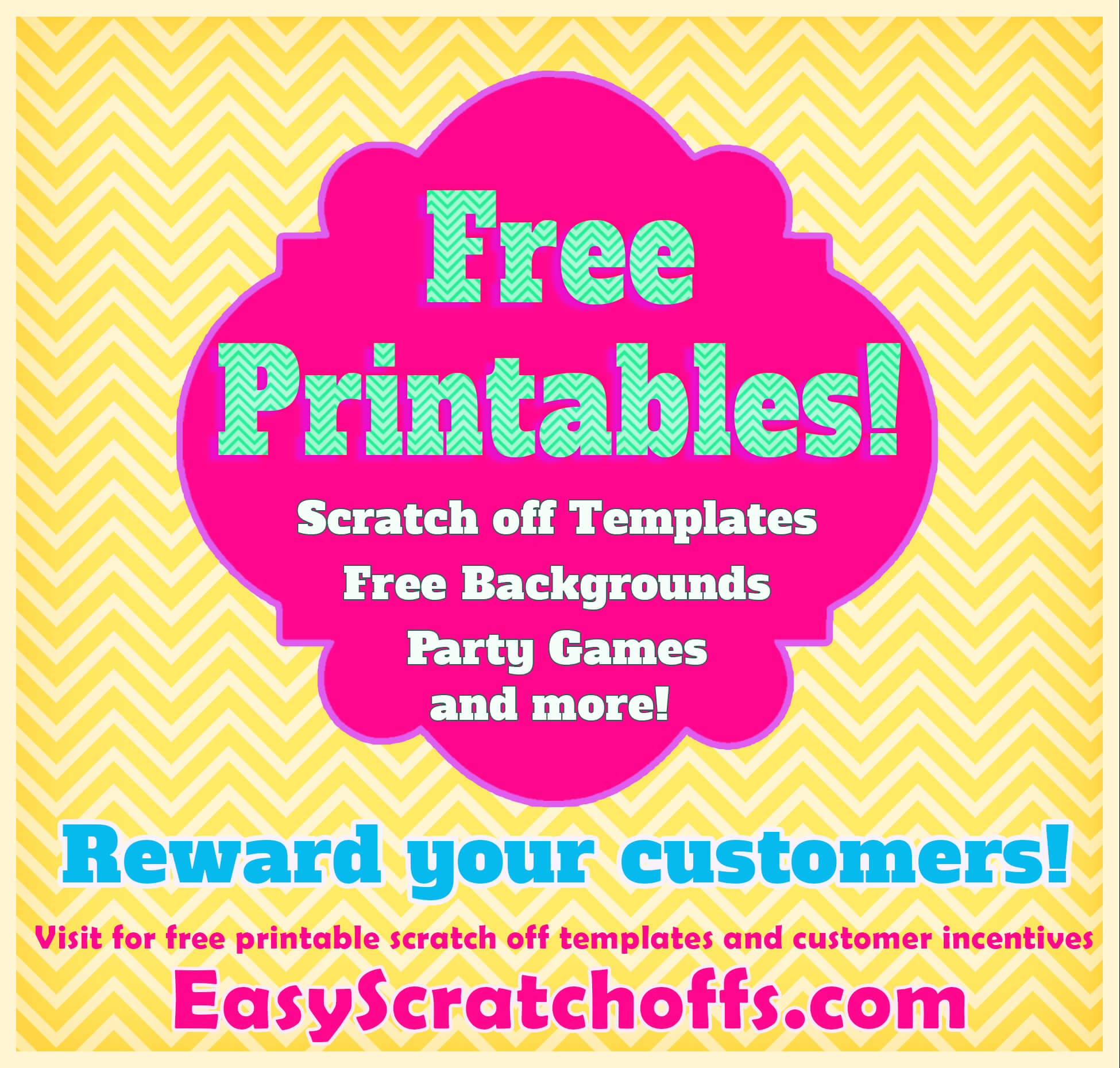 Free Printables. Print Your Own Scratch Off Cards, Party In Scratch Off Card Templates