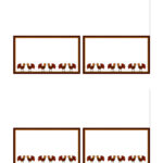Free Printables: Thanksgiving Place Cards - Home Cooking for Thanksgiving Place Card Templates
