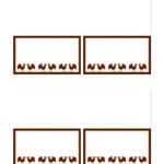 Free Printables: Thanksgiving Place Cards - Home Cooking for Thanksgiving Place Card Templates