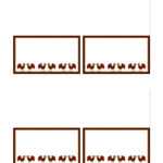 Free Printables: Thanksgiving Place Cards – Home Cooking Intended For Table Name Cards Template Free