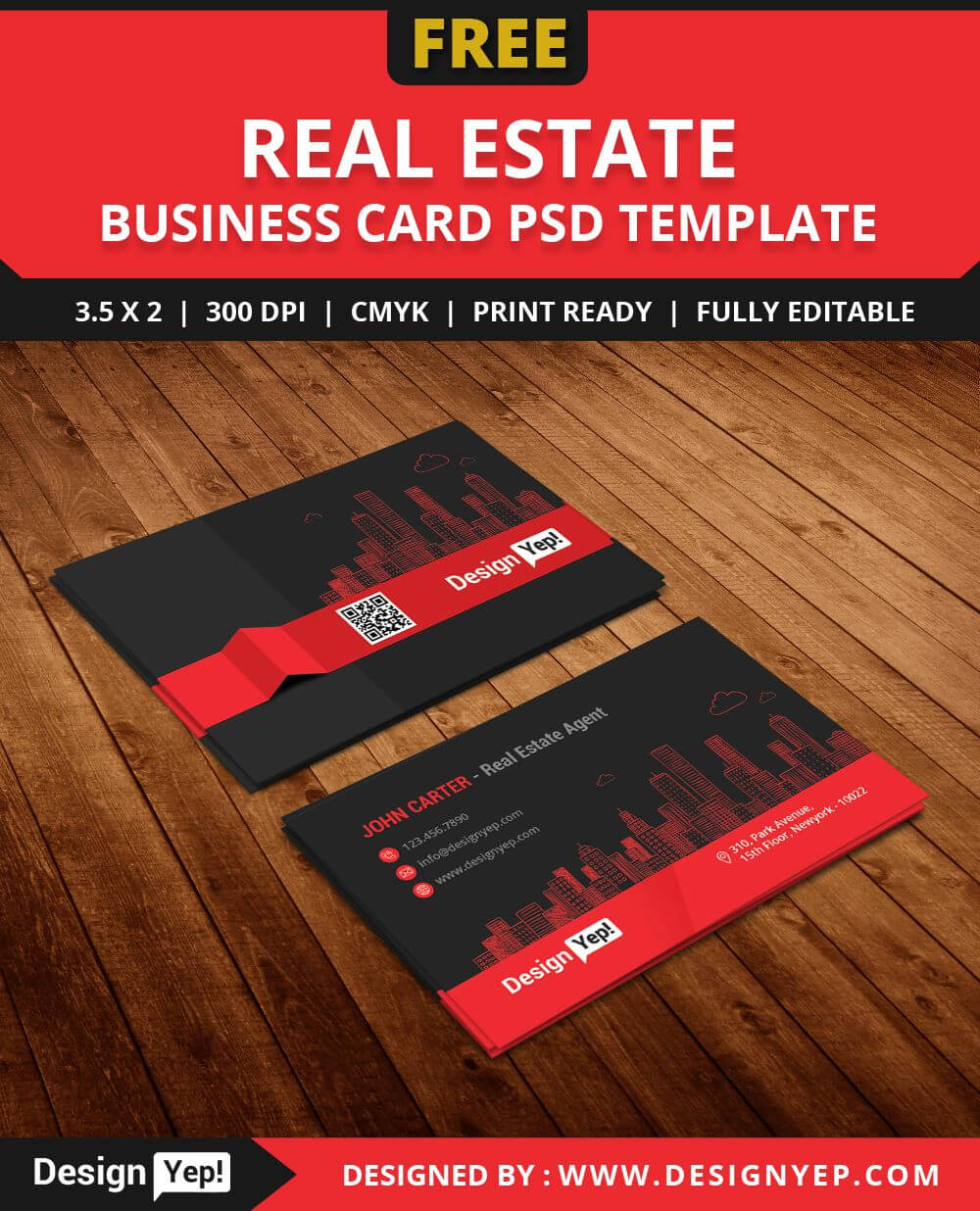 Free Real Estate Agent Business Card Template Psd | Free Inside Real Estate Agent Business Card Template