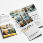 Free Real Estate Trifold Brochure Template In Psd, Ai With Regard To 2 Fold Brochure Template Psd