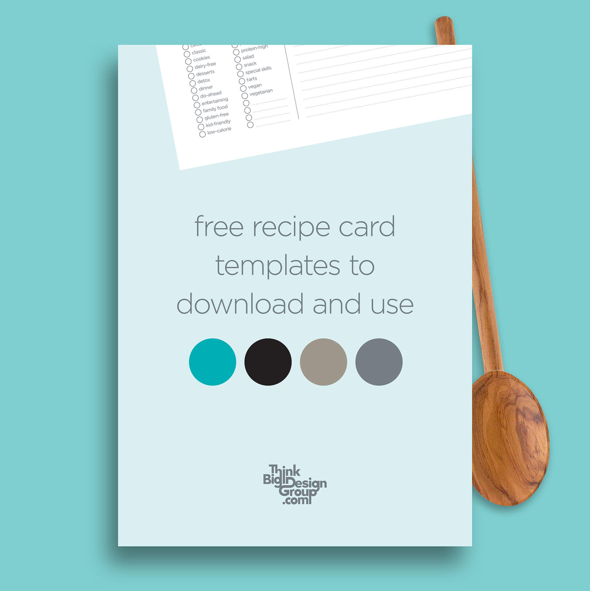 Free Recipe Card Templates within Recipe Card Design Template