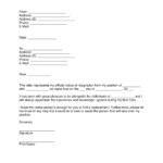 Free Resignation Letter Templates – Samples And Examples For Two Week Notice Template Word